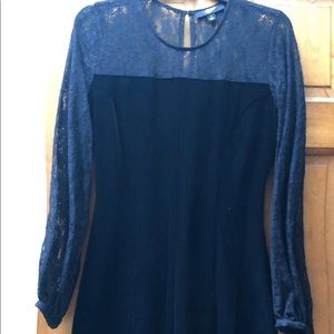 ❌❌SOLD Velvet black dress with lace .❌❌